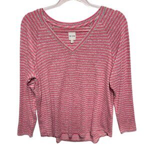 Anthro Thick Thermal Knit Sweater Top Pullover